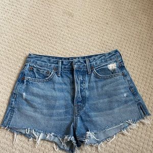 GRLFRND Denim High Rise Shorts